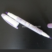 Флуоресцентный маркер 2-х сторонний фиолетовый 4/1мм.